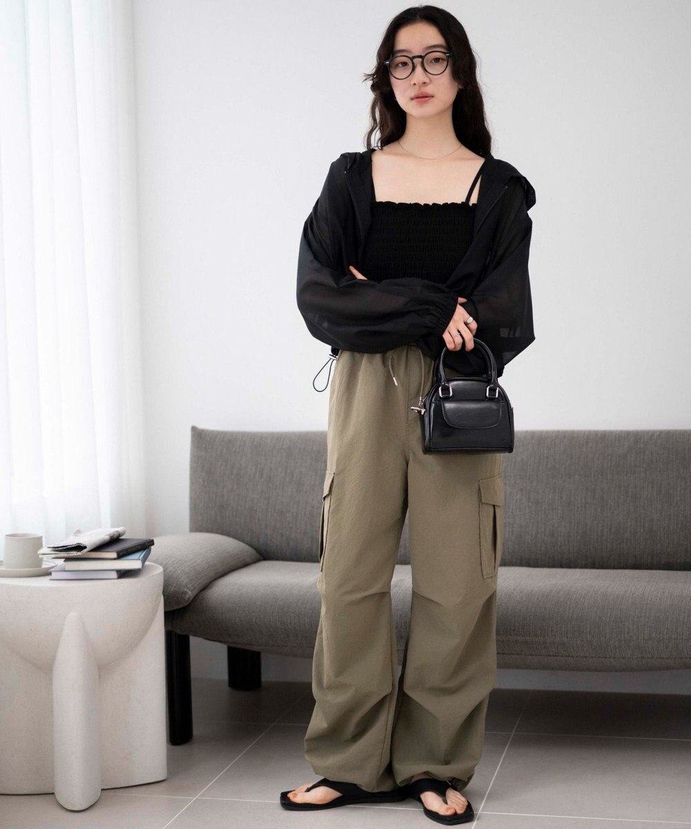 WEGO ２WAYシャーリングキャミ 