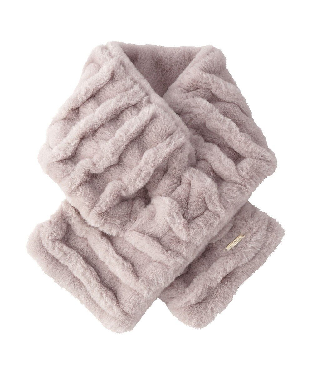 MOONBAT FURLA フェイクファーウェイビーマフラー 