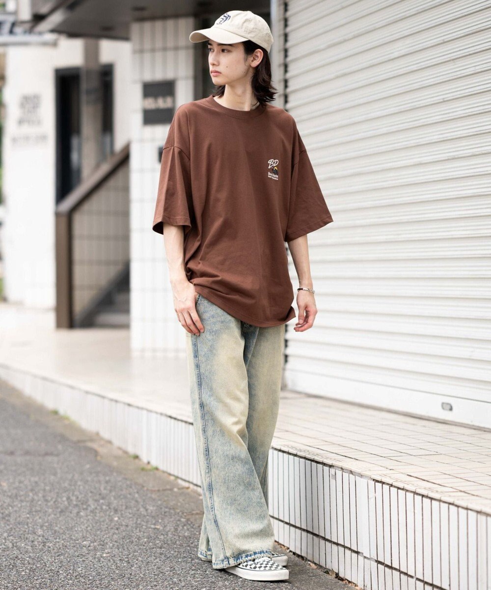 WEGO 【接触冷感/吸水速乾/ユニセックス着用ITEM/SMLサイズ展開】別注BENDAVISクールタッチワンポイントT（SS） 