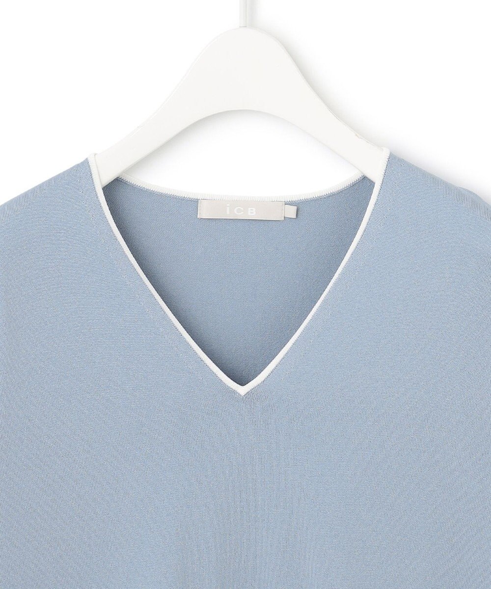 ICB L 【WEB限定カラーあり】 シンセティックハイゲージ 半袖ニット 