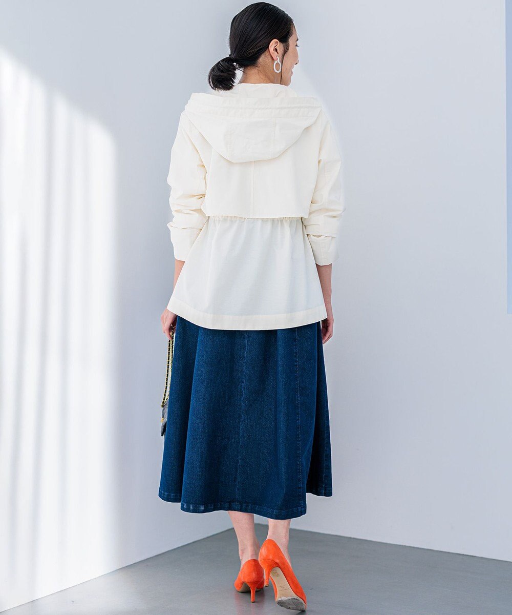 組曲 L 【フード取り外し可】2WAYショート丈ライトアウター 