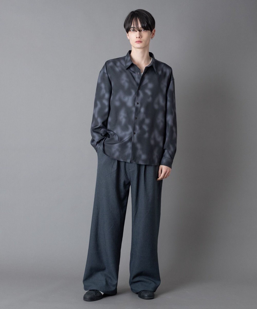 WEGO パターンルーズシャツ（LS） 