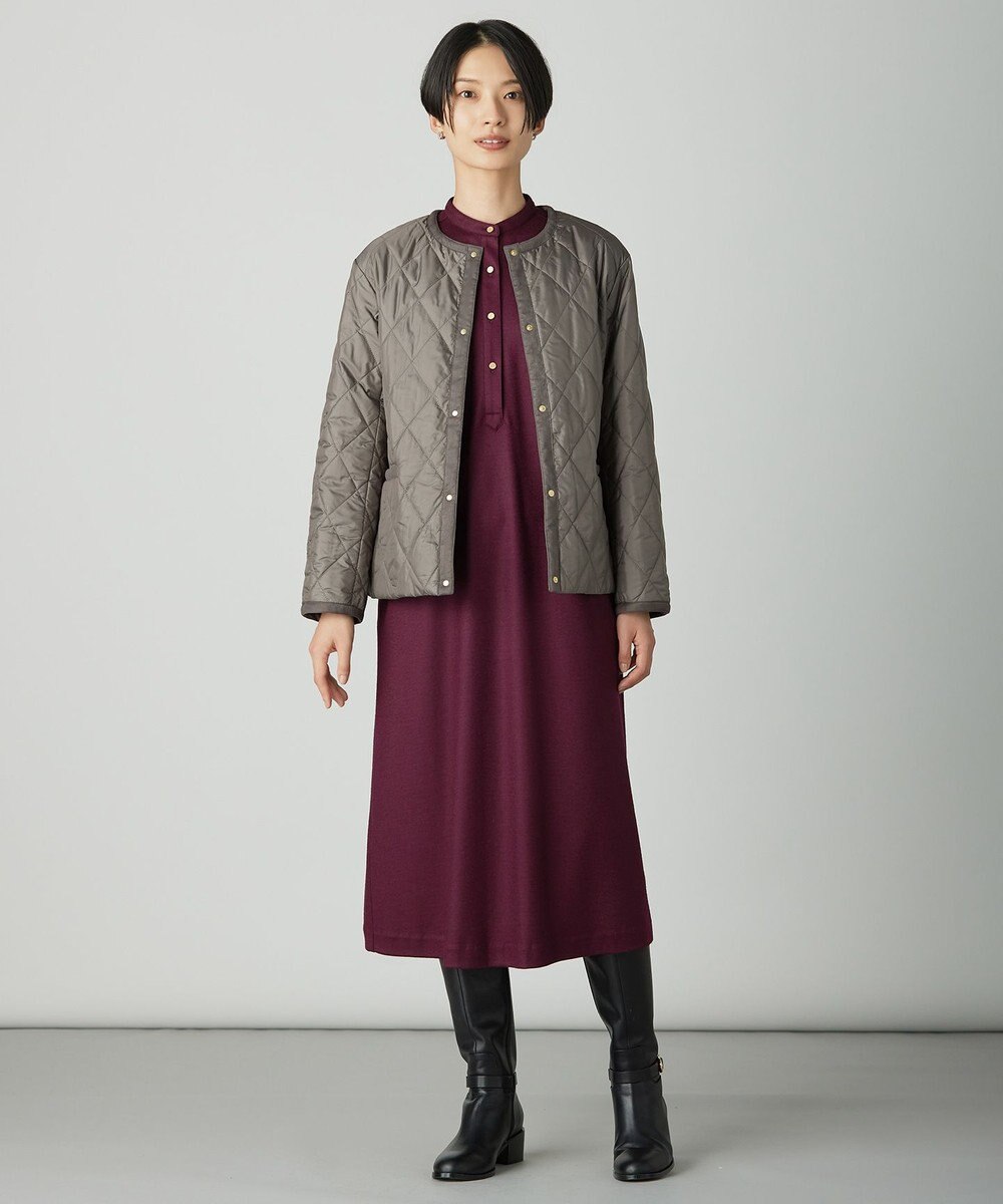 J.PRESS LADIES ウールスムース ワンピース 