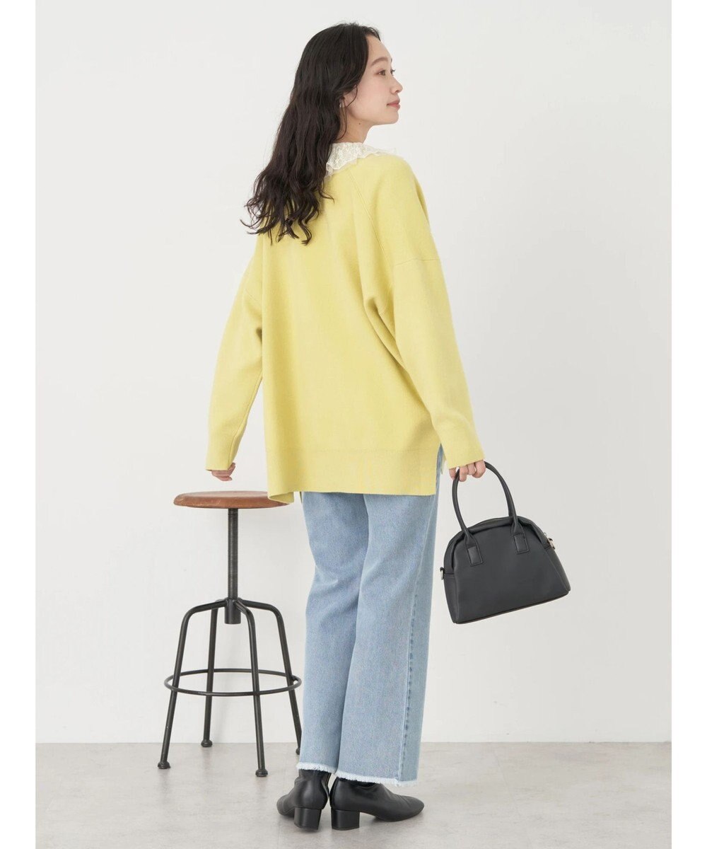 earth music&ecology やわらかタッチＶネックカーディガン 