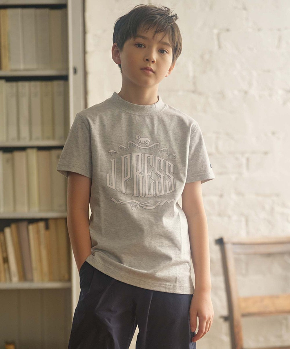 J.PRESS KIDS 【110-130cm】ハウスプリント Ｔシャツ グレー系