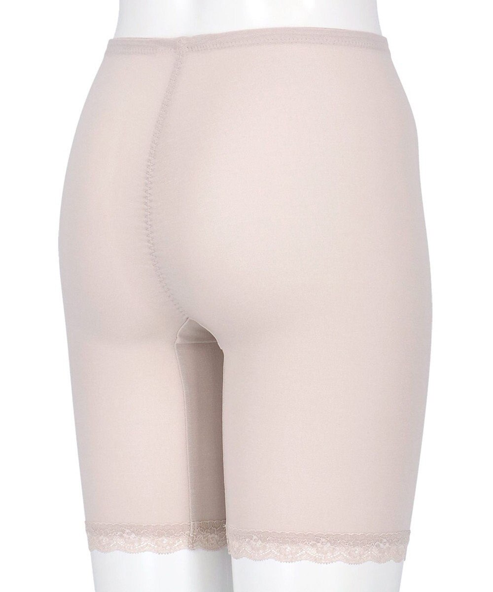 Wing ガードル ソフトな着用感 綿混素材(身生地部) おなか押さえ ロング丈 NV0761 ウイング／ワコール 