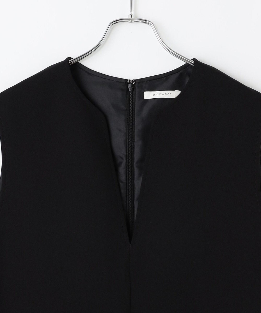 #Newans 【洗濯機可】キーネックジャンパースカート 