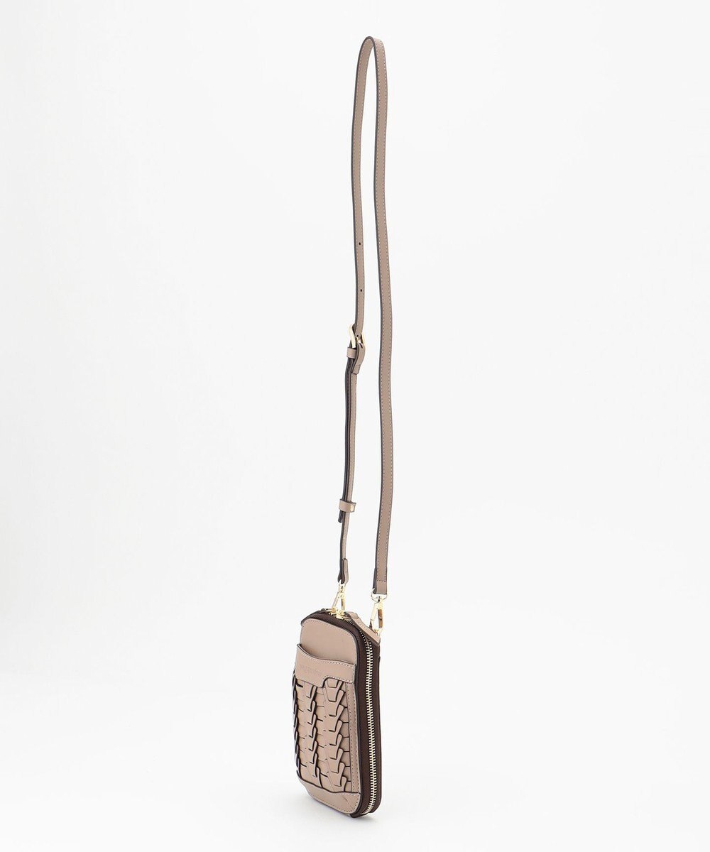 LA BAGAGERIE 【veganview】v piece mesh smartphone shoulder bag 