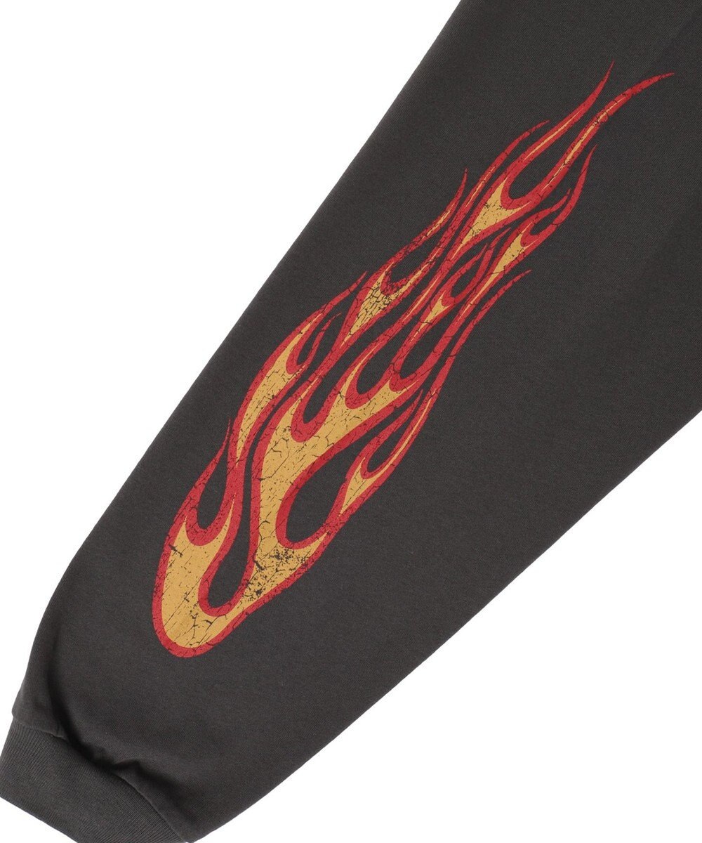 WEGO 【ユニセックス着用ITEM/MLサイズ展開】ヴィンテージライクグラフィックT（LS） 