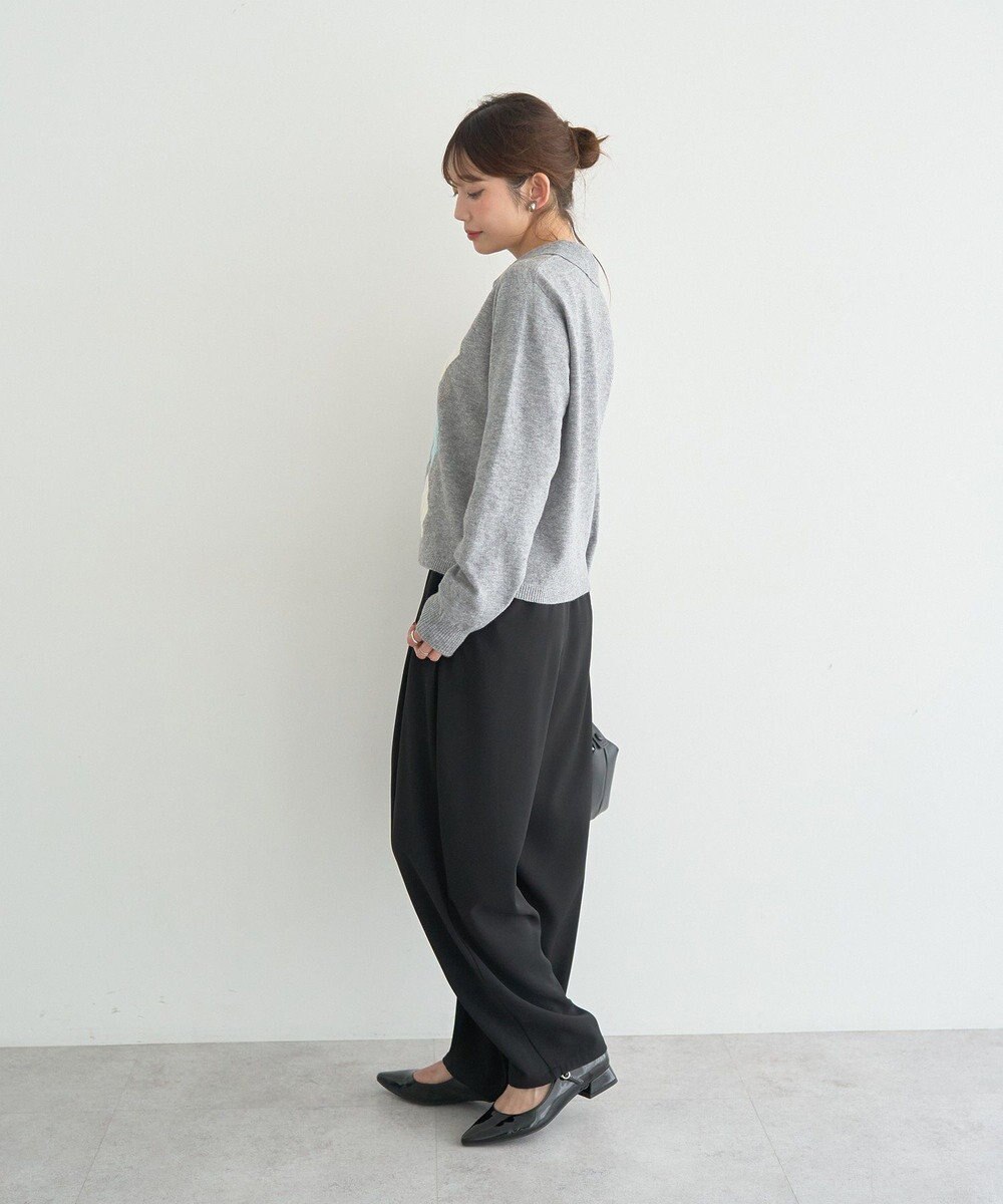 earth music&ecology タックコクーンパンツ 