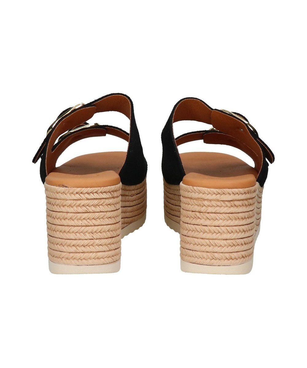 INTER-CHAUSSURES 【Oh my Sandals】ダブルバックル厚底ウエッジサンダル 