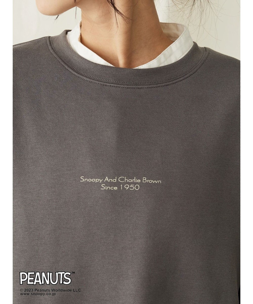 CRAFT STANDARD BOUTIQUE ＰＥＡＮＵＴＳ裏起毛スウェットクルー 