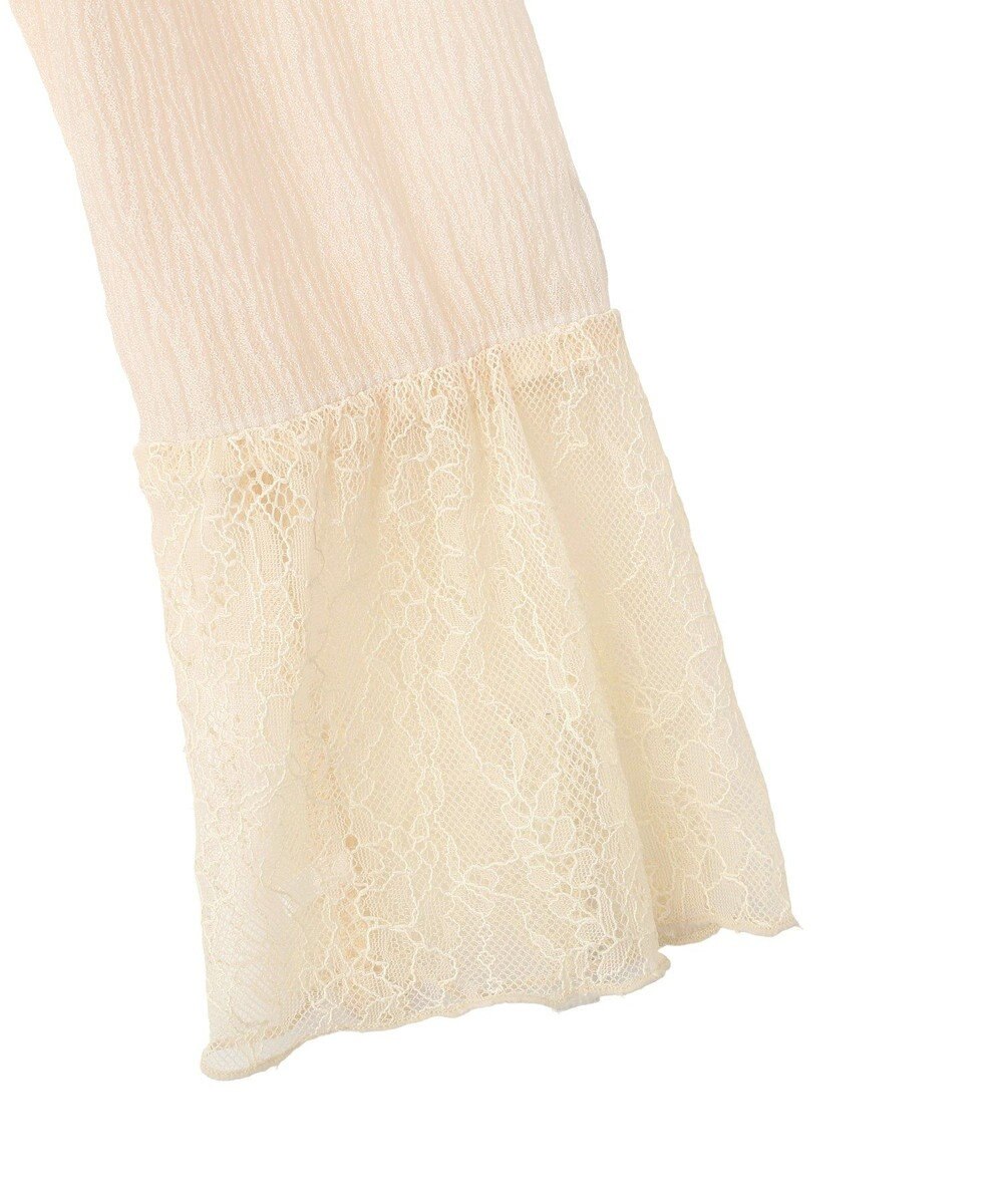 YECCA VECCA 袖レースシアートップス 