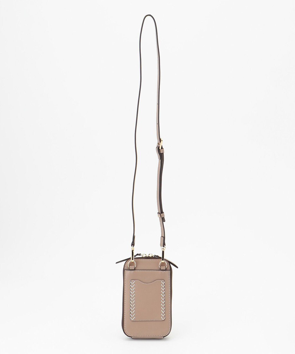 LA BAGAGERIE 【veganview】v piece mesh smartphone shoulder bag 