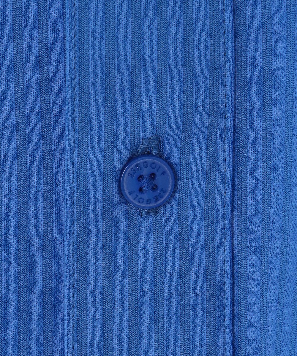 23区GOLF 【MEN】【吸水速乾・UVケア】ストレッチサッカー半袖シャツ 