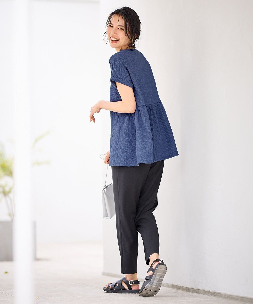 ANY L フクレジャージチュニック 