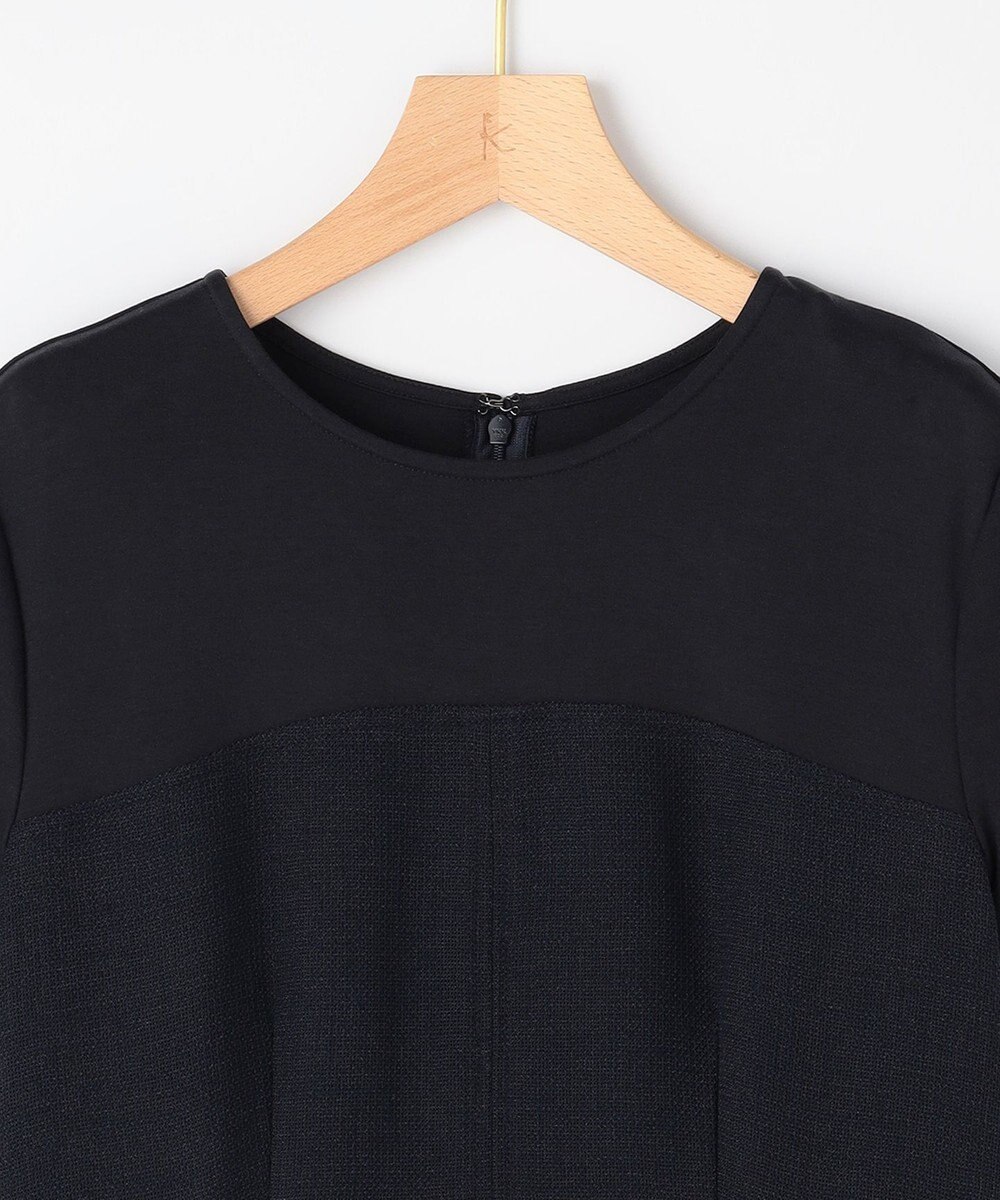 組曲 L 【先行予約】メランジレノクロス ドッキングワンピース 