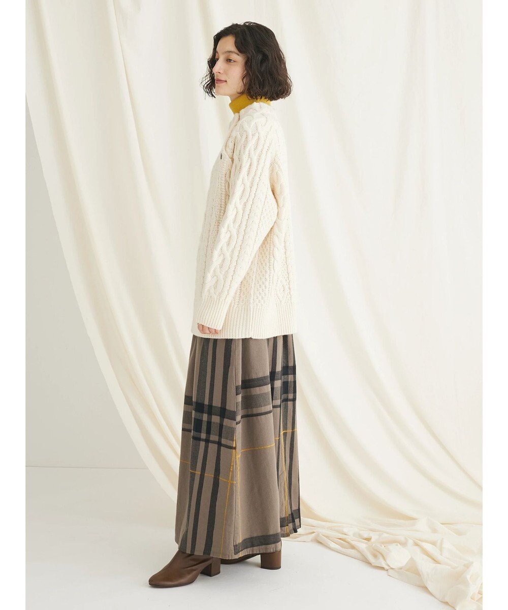 CRAFT STANDARD BOUTIQUE ラグランケーブルニットプルオーバー　 