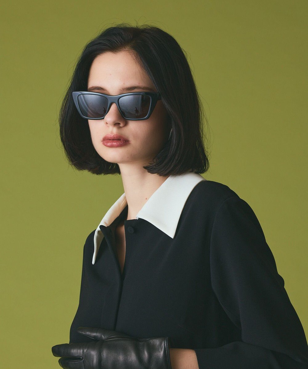 GRACE CONTINENTAL クレリックバイカラーワンピース 