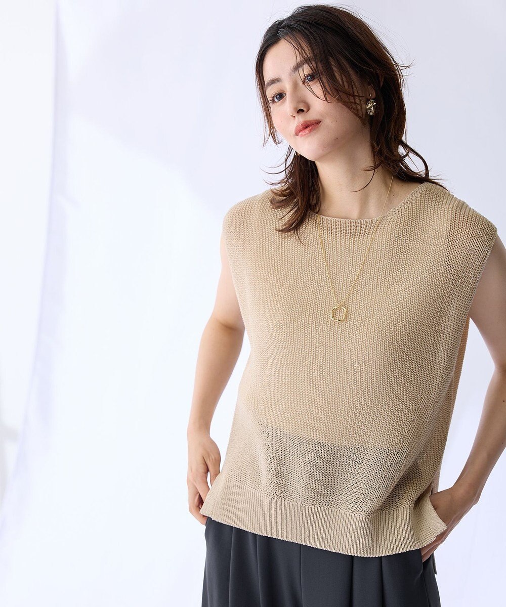 ANY L ギマノースリーブニット 