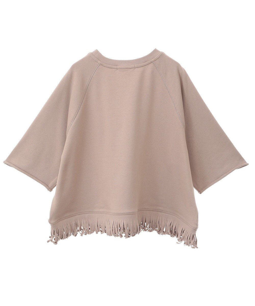 AMERICAN HOLIC フリンジ5分袖ラグランスウェット 