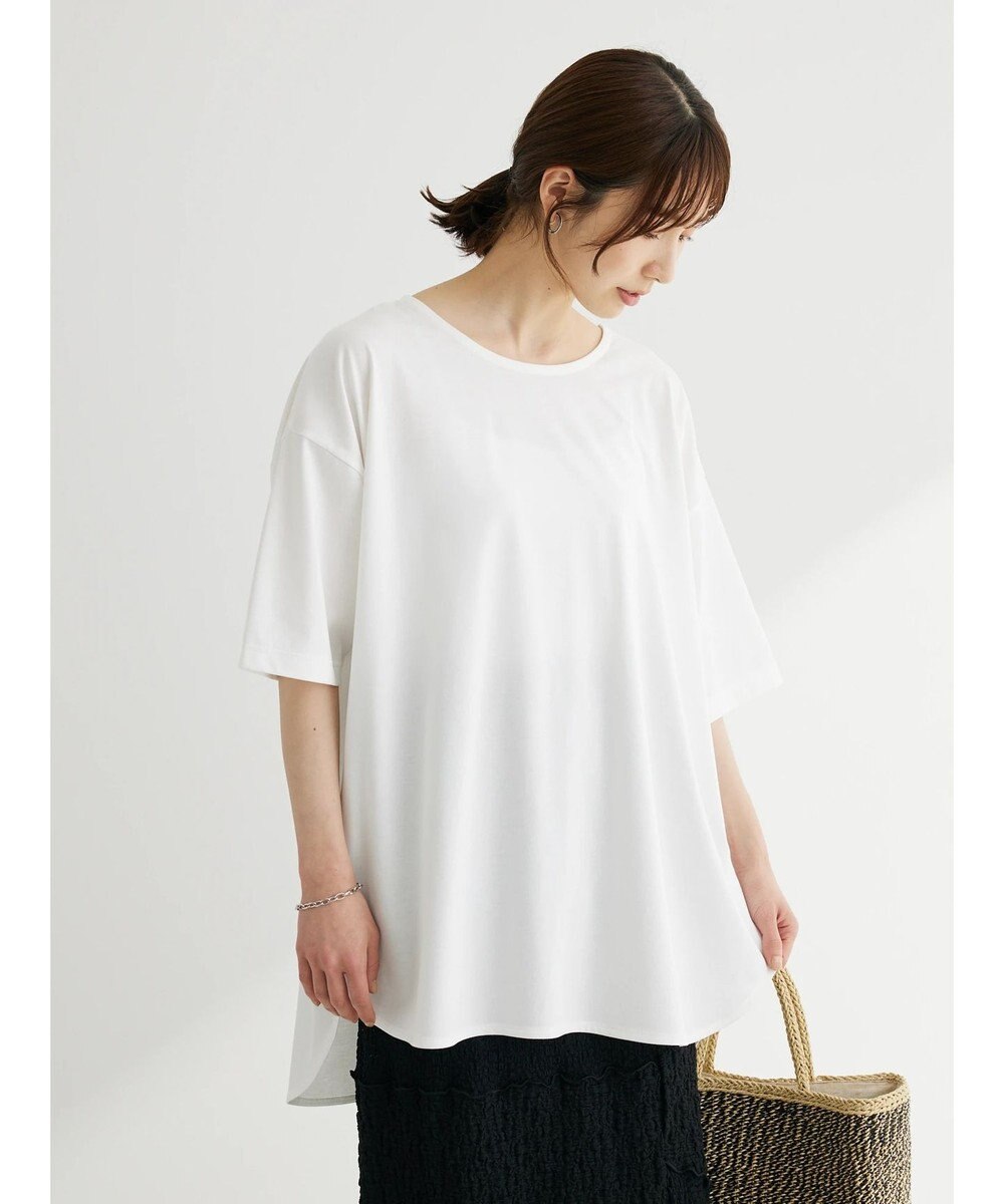 Green Parks 接触冷感バックカシュクールチュニック 