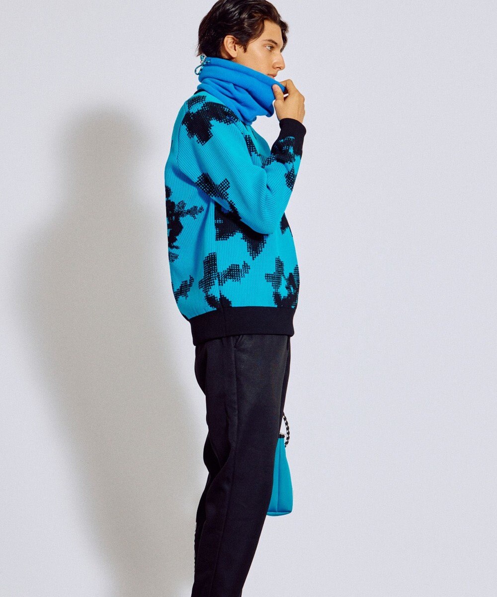 PW CIRCULUS 【MEN】Spark dot camouflage 軽量ニット ゴルフ 