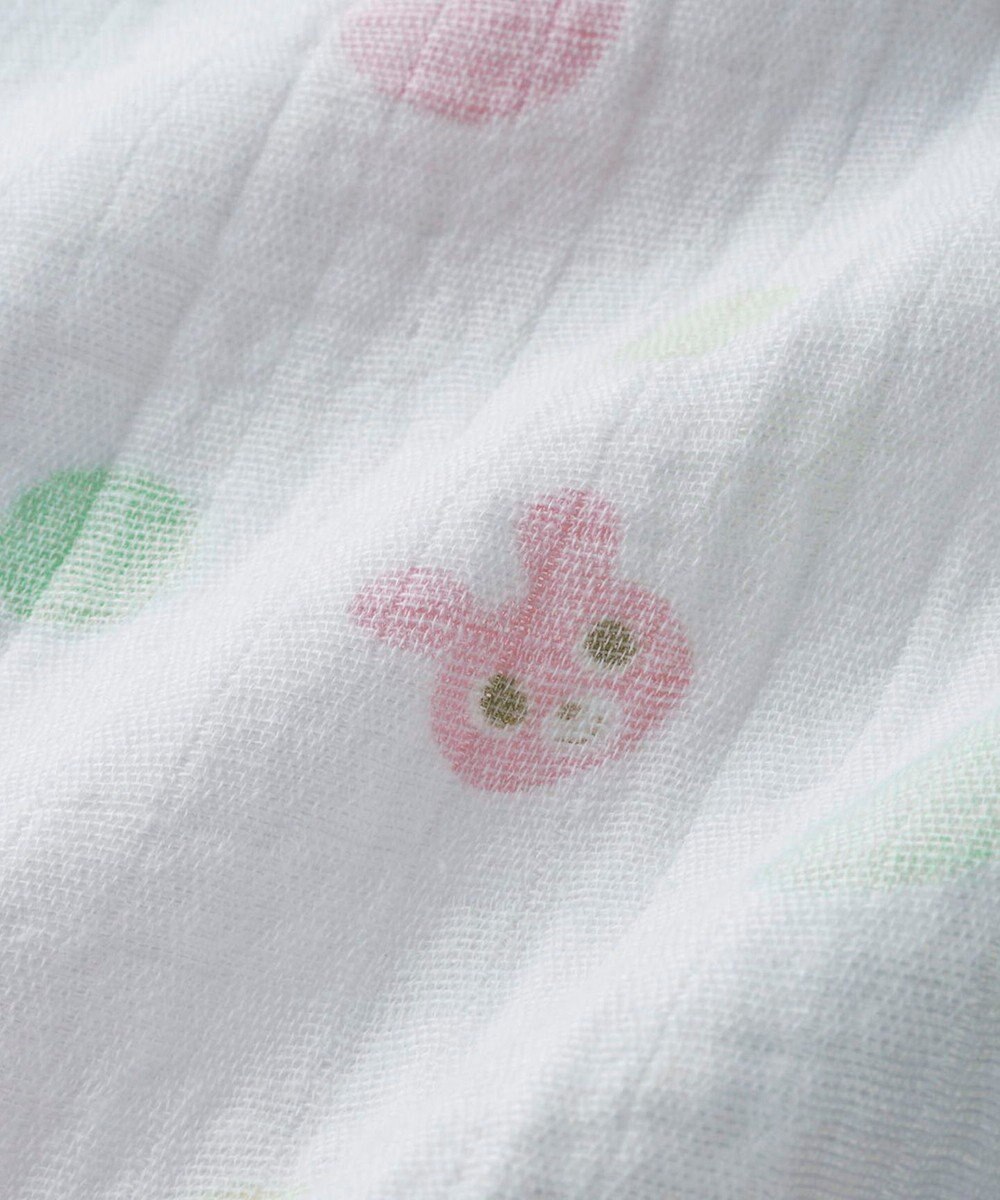 MIKI HOUSE HOT BISCUITS 二重織ガーゼのマルチケット 