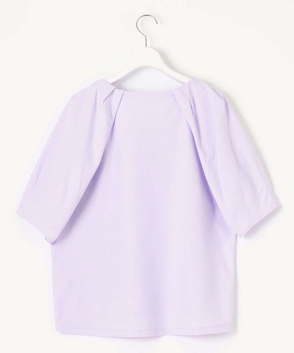 自由区 【XSサイズ~/洗える】ツイストプレインジャージー袖タック カットソー 