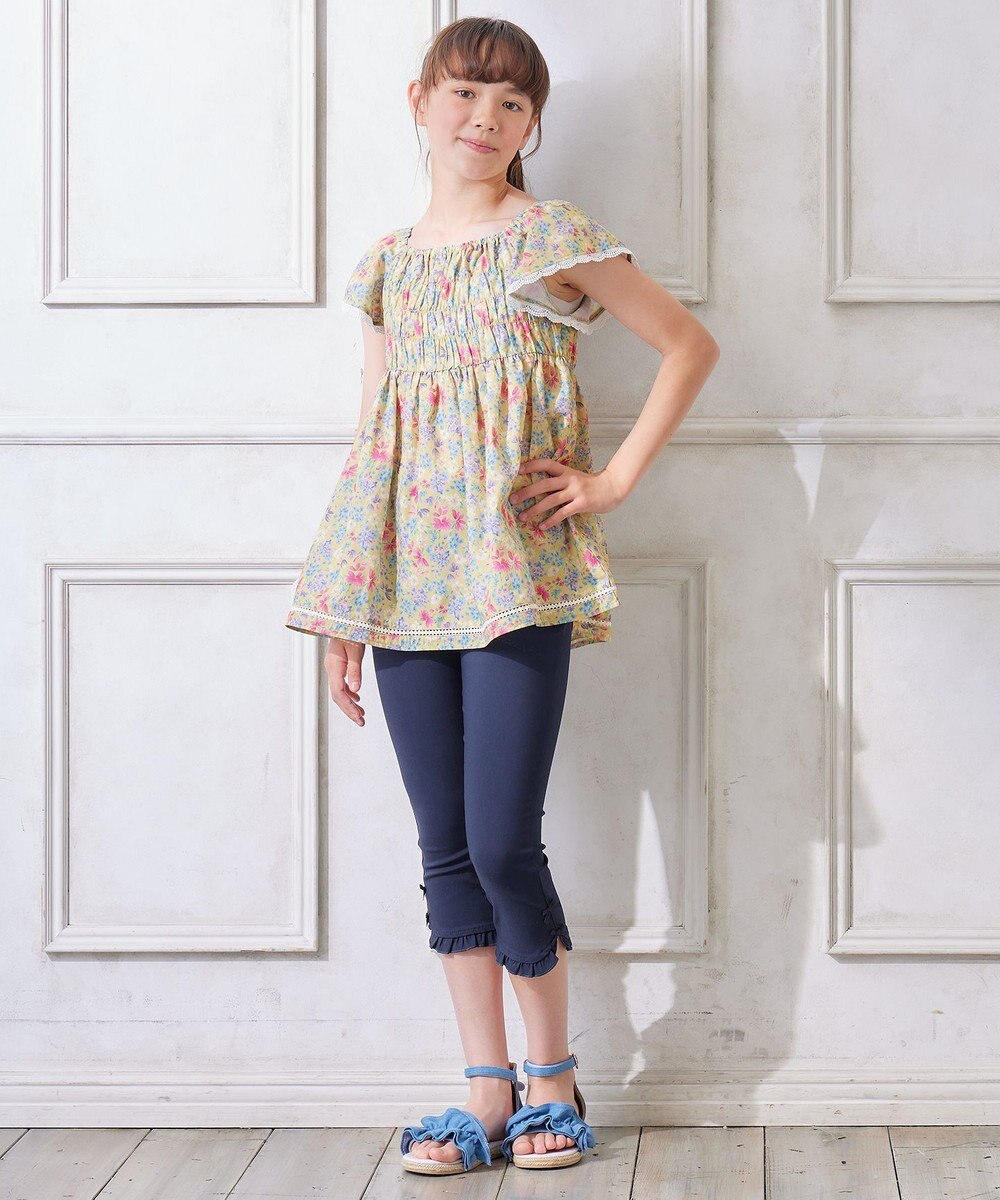 ANY KIDS 花柄 ブラウス 