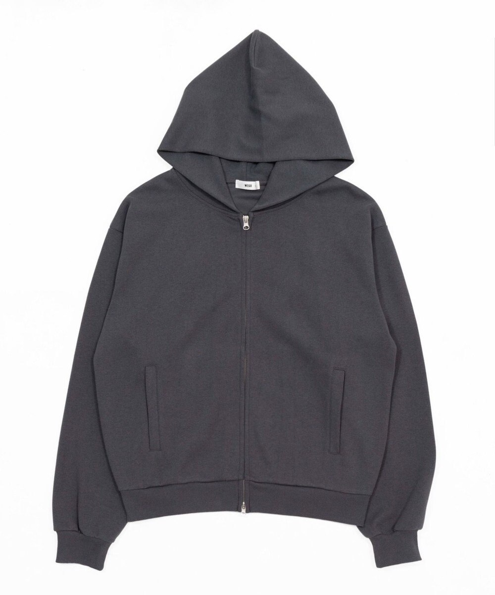 WEGO 【ユニセックス着用ITEM/SMLサイズ展開】ボンディングZIPパーカー 