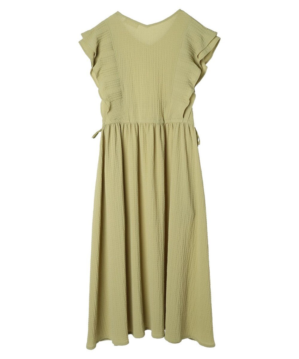 Green Parks ■ＥＳＣＡＲ　ピンタックフレアスリーブワンピース 