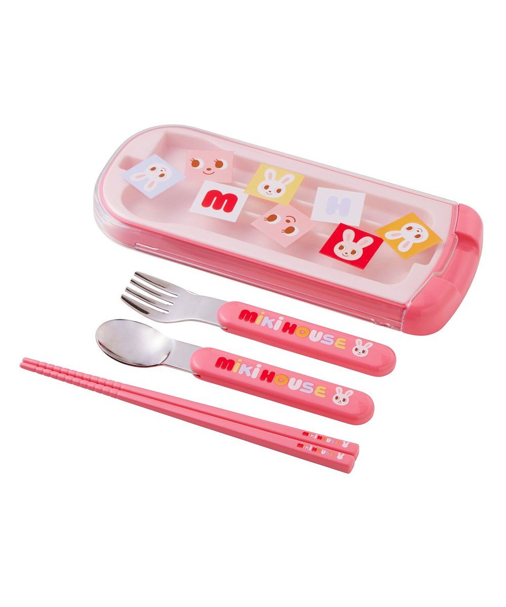 MIKI HOUSE HOT BISCUITS パズルブロックシリーズ ランチグッズギフトセット【BOX付き】 