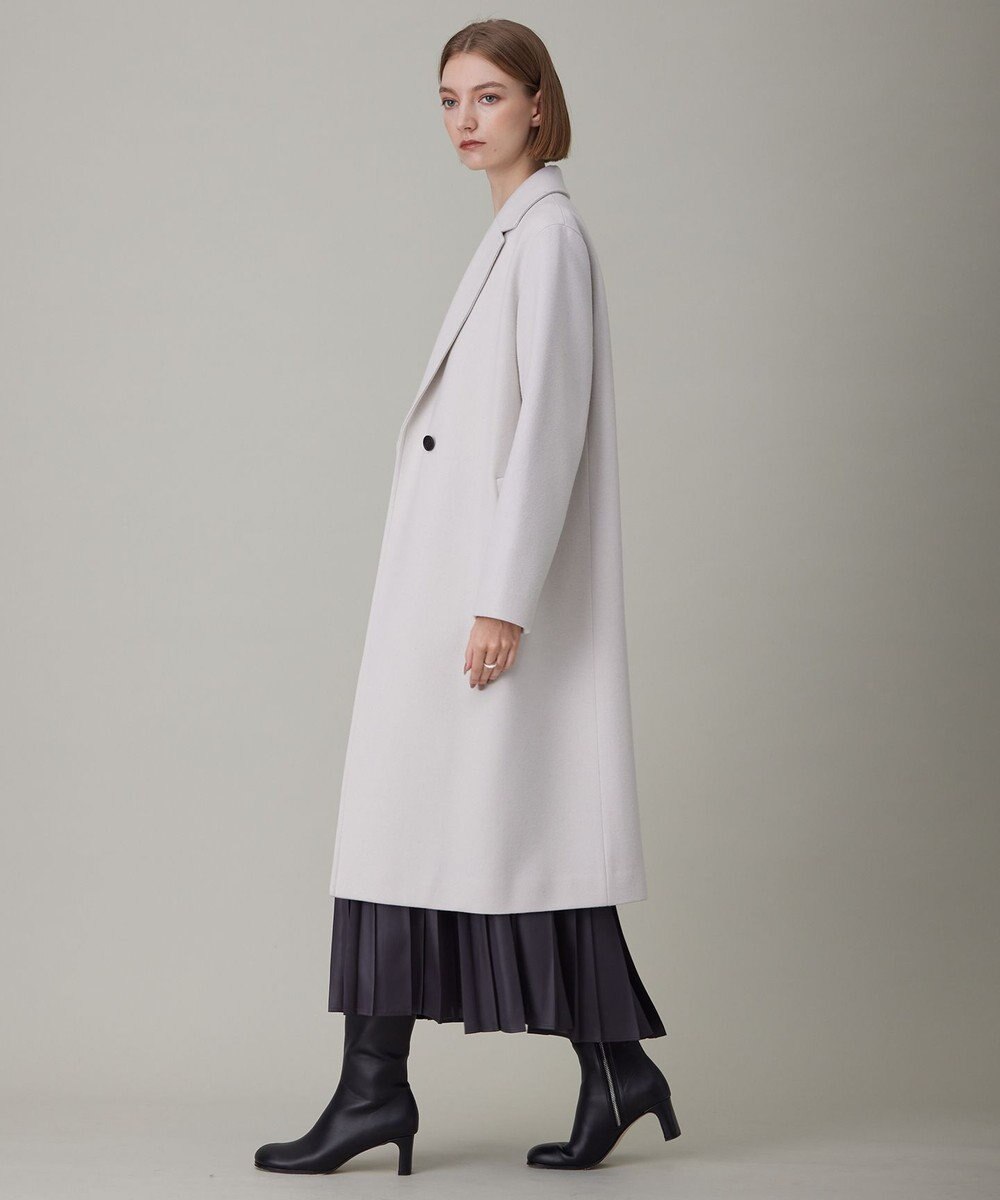 ICB ウールライトメルトン チェスターコート 