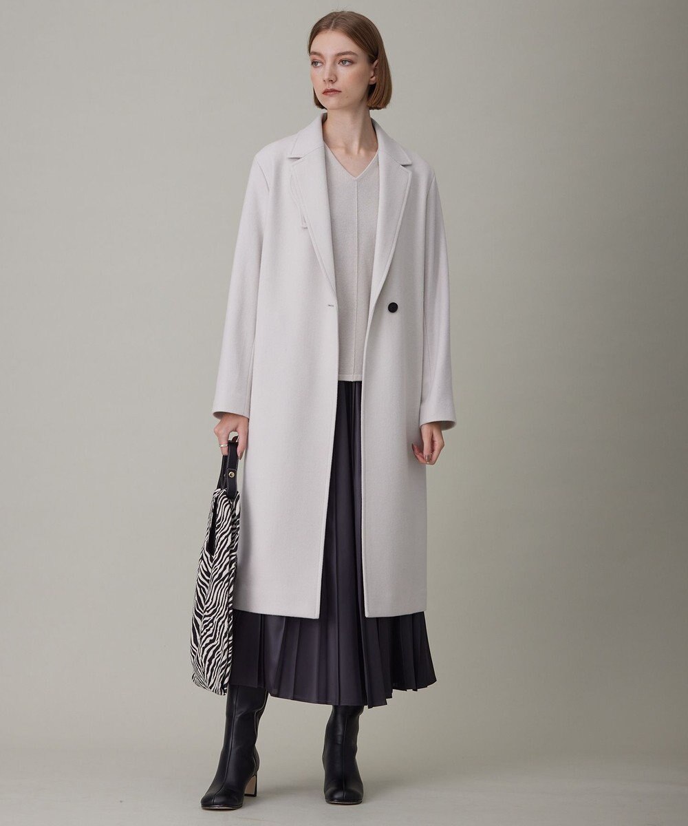 ICB ウールライトメルトン チェスターコート 