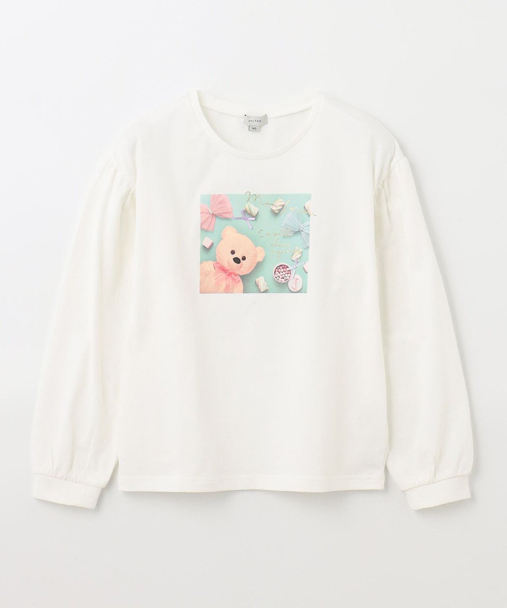 ANY KIDS フォトプリント 長袖 Ｔシャツ 