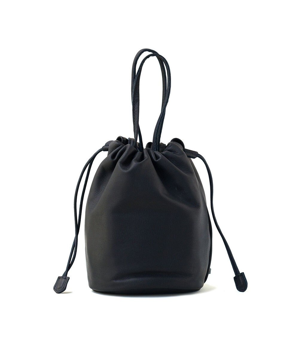 FOLNA RD ソフトレザー2WAY巾着ショルダーバッグ 