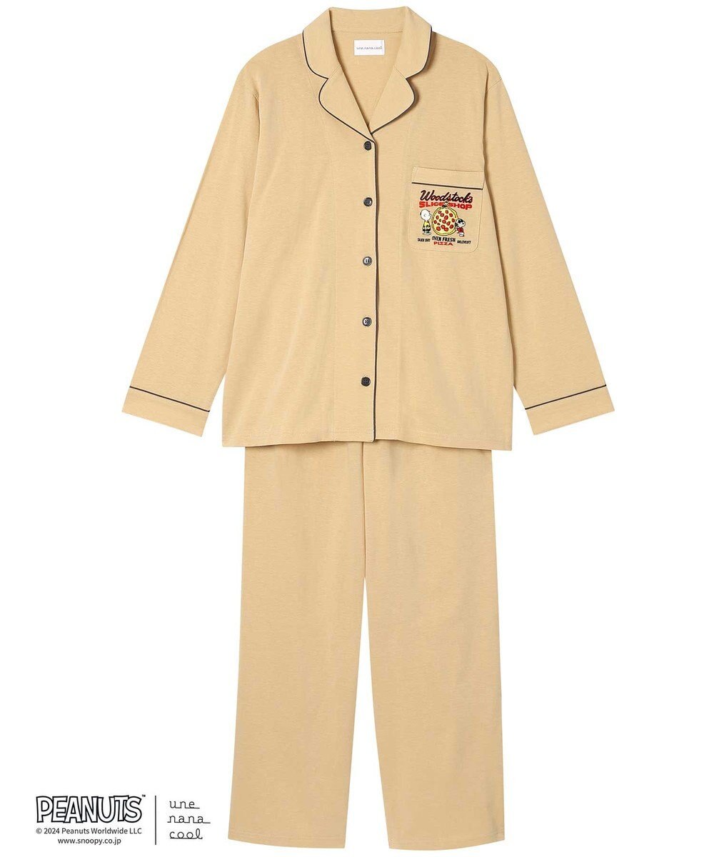 une nana cool MADE WITH PEANUTS 【綿100％】天竺パジャマ 