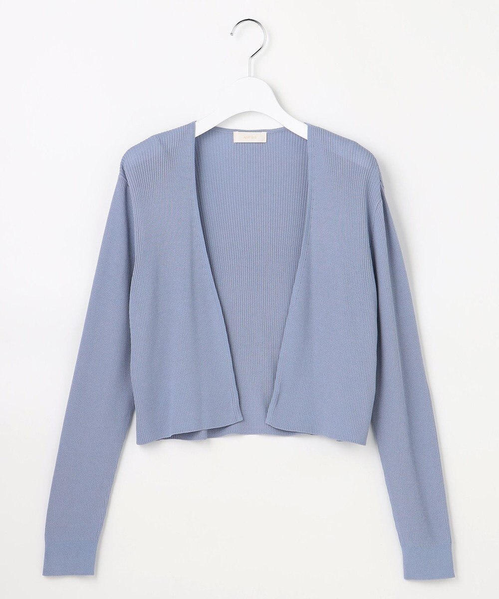 ANY SIS リブショートレングス カーディガン 