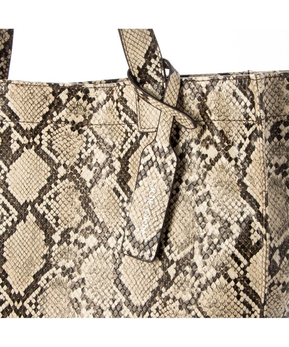 UNBILLION カシュカシュ cachecache / パイソン柄手提げトート 