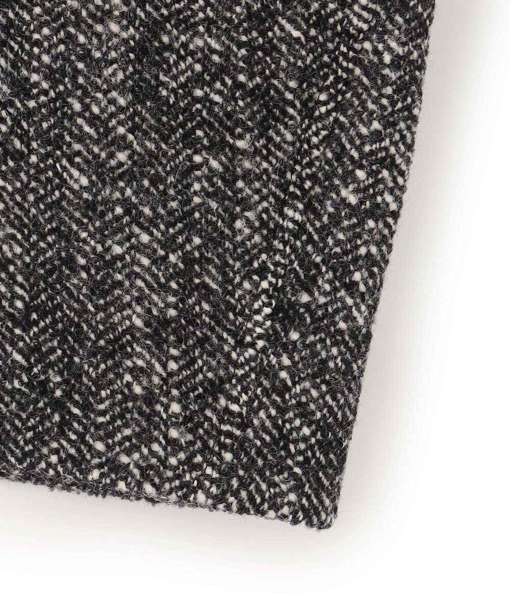 BEIGE， ROBY / フェイクレザーツイードコート 