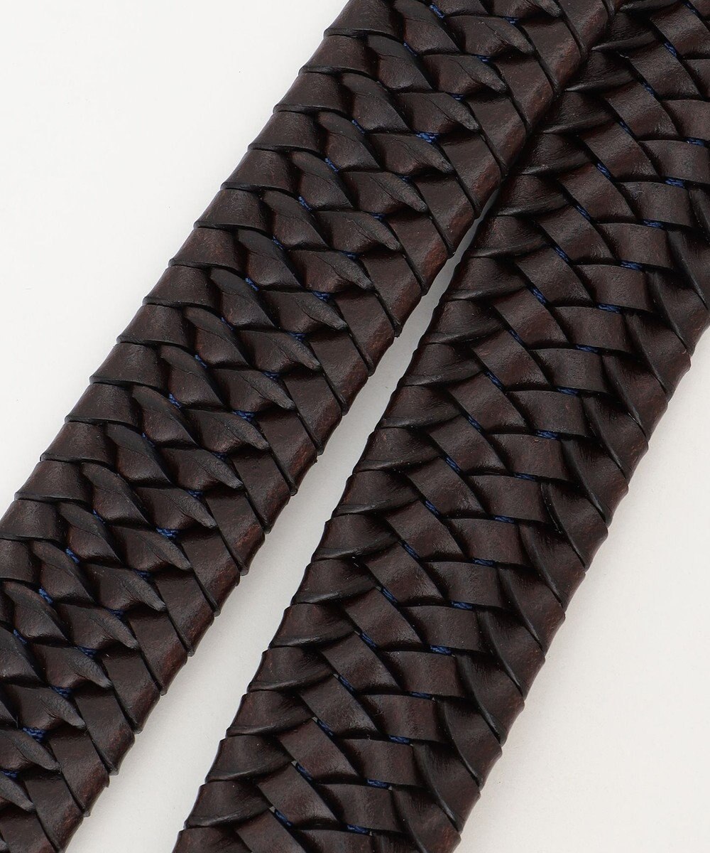 JOSEPH ABBOUD  【イタリア素材・ストレッチ・日本製】 ストレッチレザー ベルト 