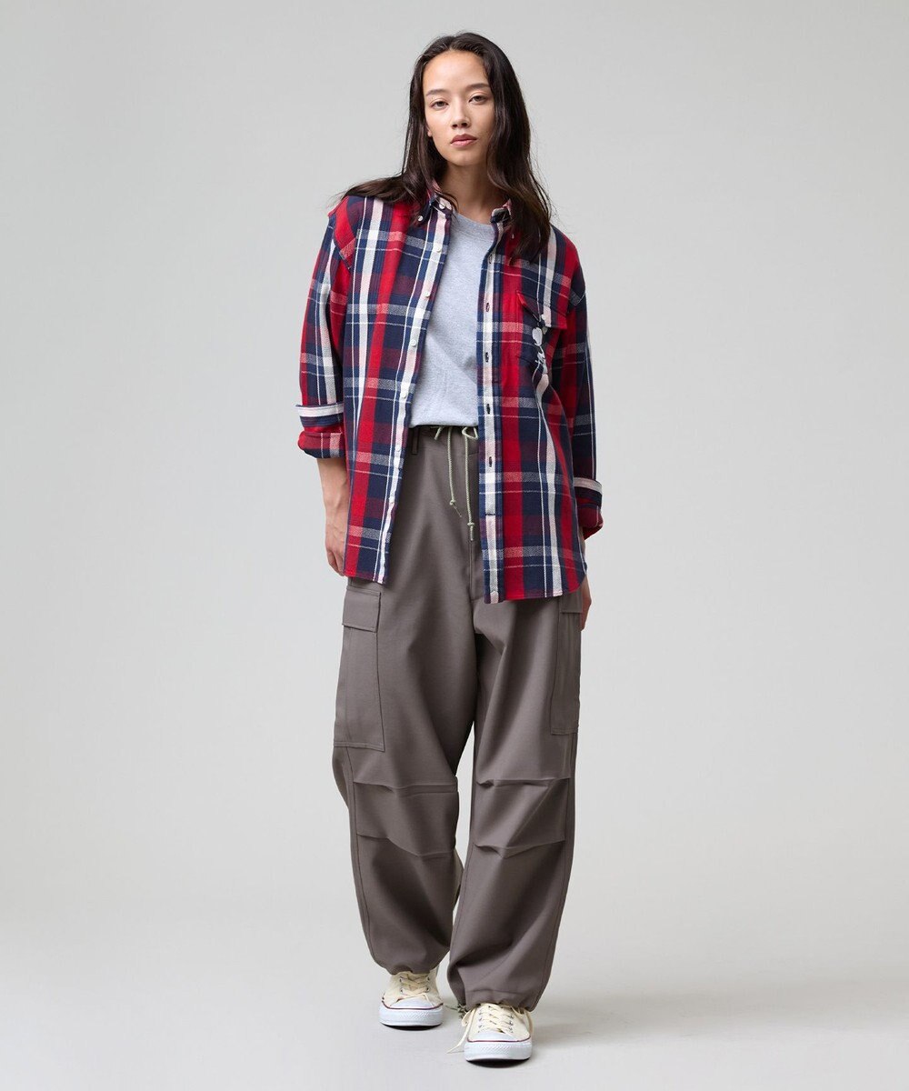 J.PRESS MEN 【AaronChang】【UNISEX】ヘビーフランネル シャツ / オーセンティックフィット 