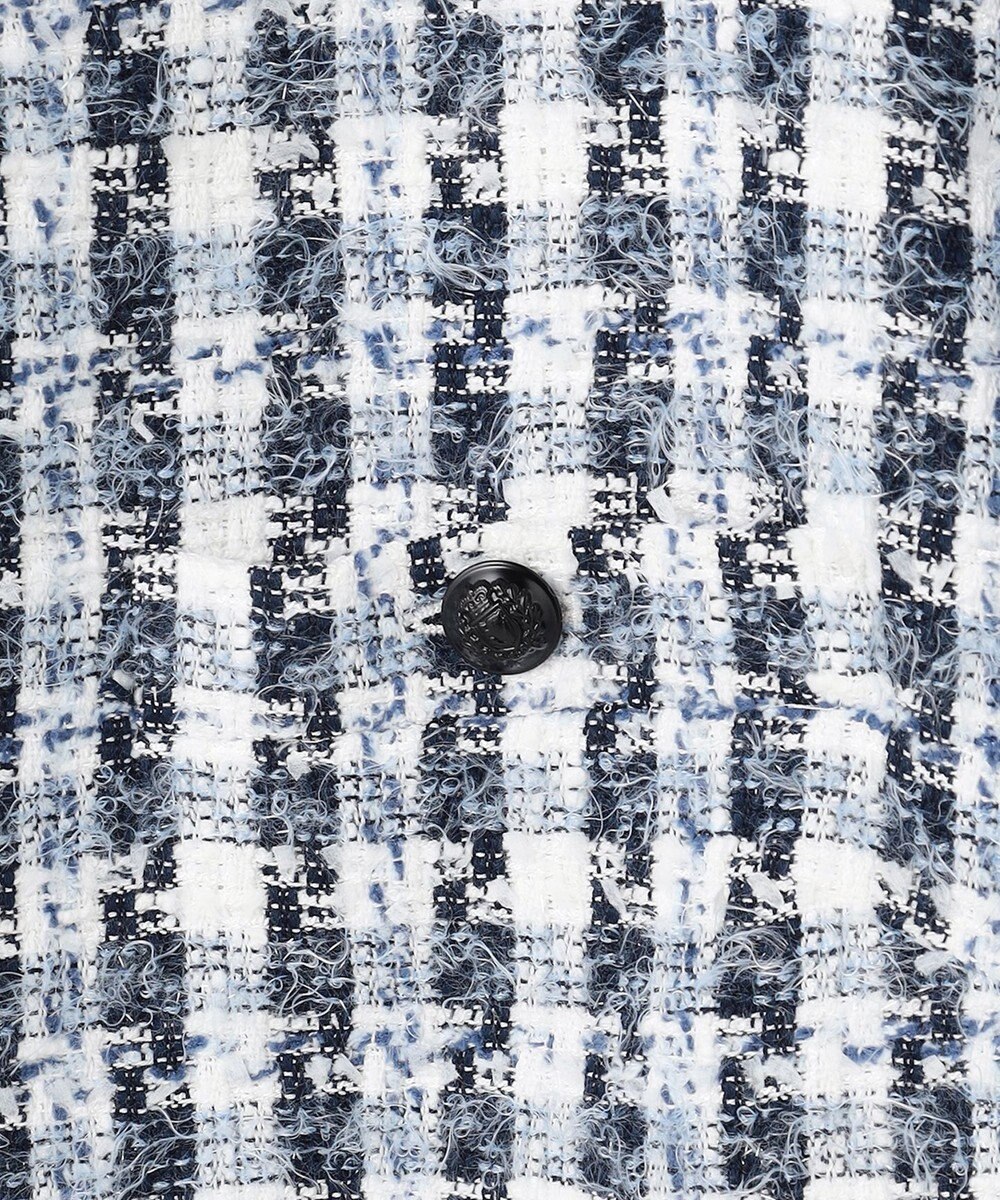 BEIGE， BERYL / ファンシーツイードノーカラージャケット 