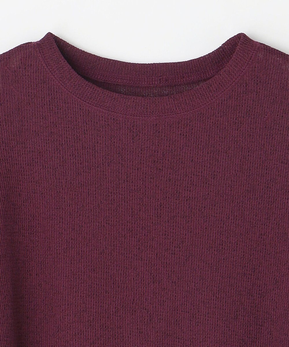 ANY シアーワッフルロングスリーブTシャツ 