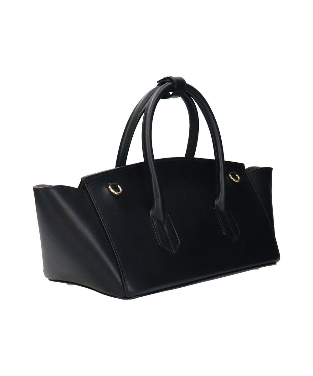 INTER-CHAUSSURES 【CHRISTIAN VILLA】レザーワイドハンドバッグ 