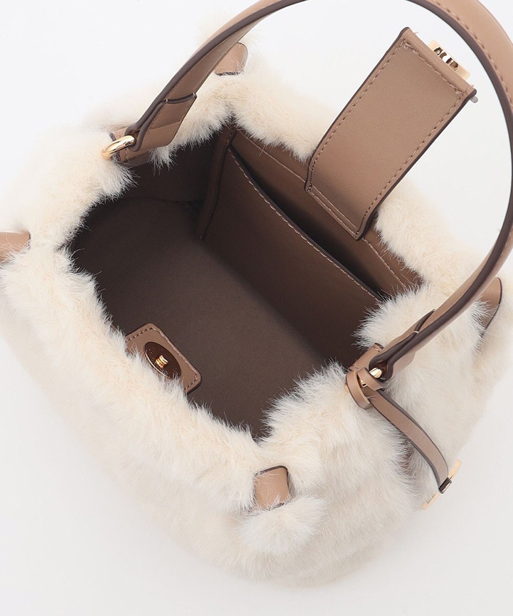 組曲 ファーバケット バッグ 