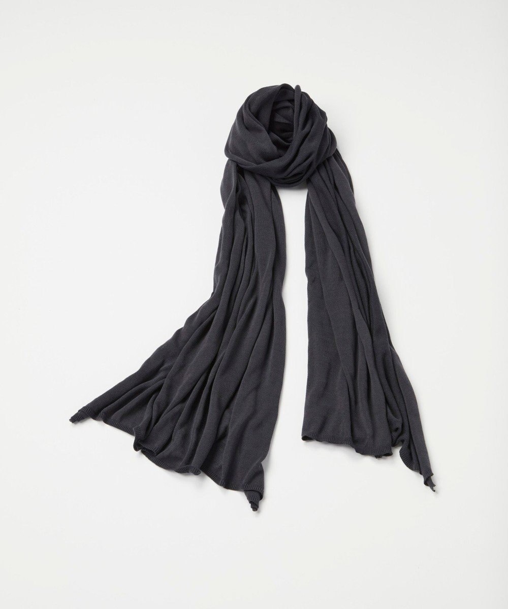 TOQUE 〈大草直子さんアドバイザー〉ウォッシャブルシルク×コットン大判ニット ストール 