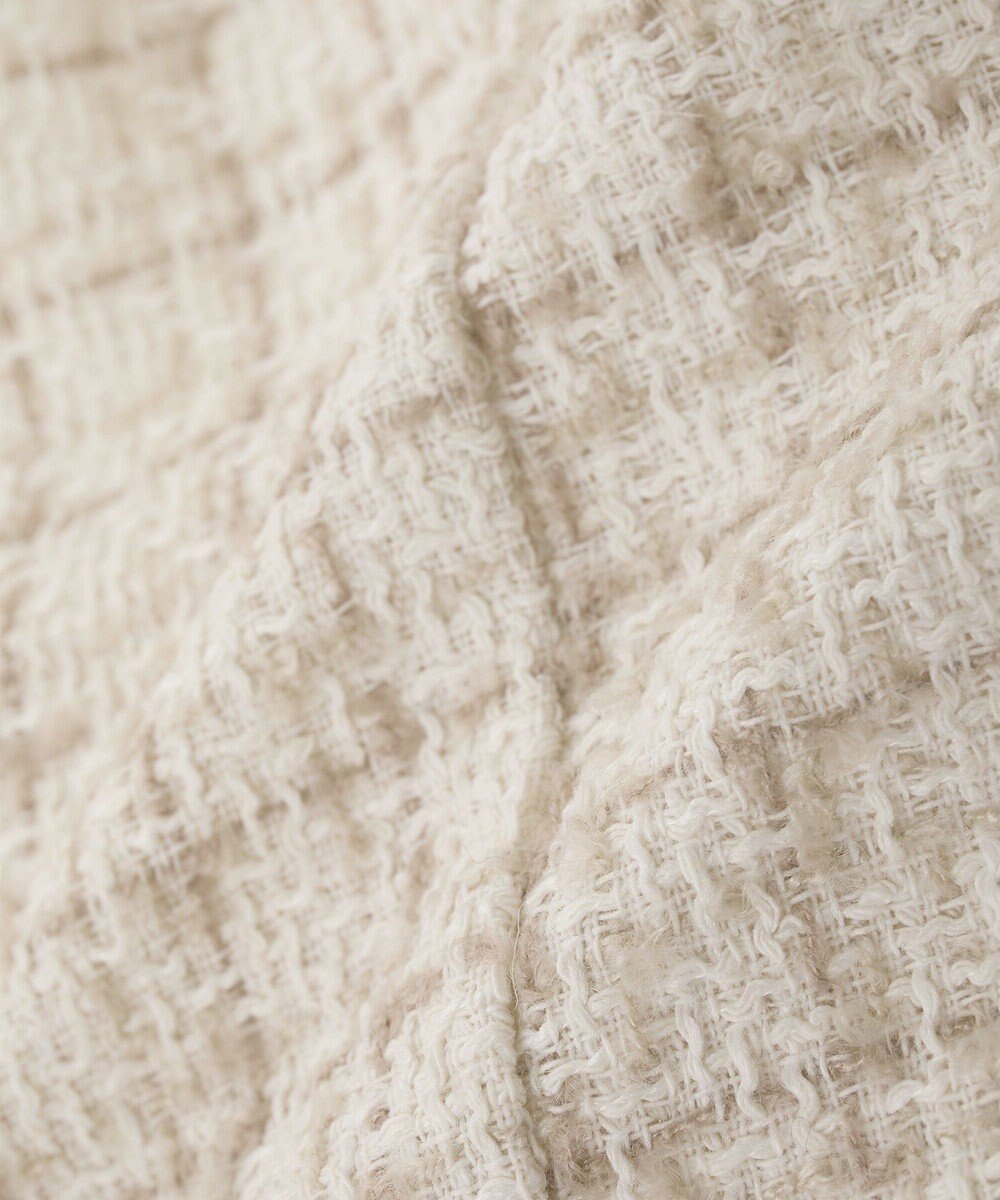 earth music&ecology 【セットアップ可】フリンジツイードビスチェ 