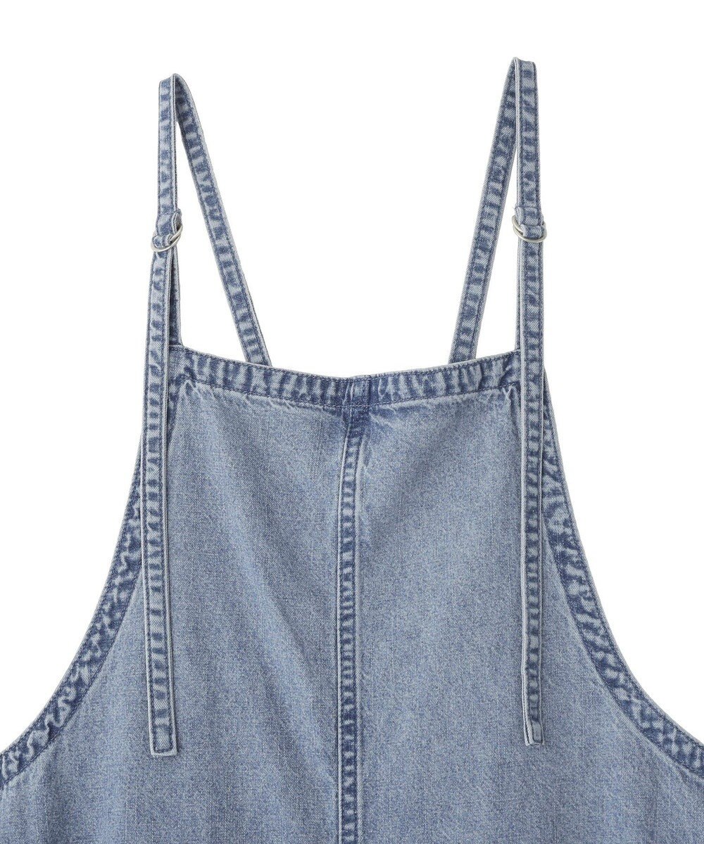YECCA VECCA 綿麻デニムサロペット 